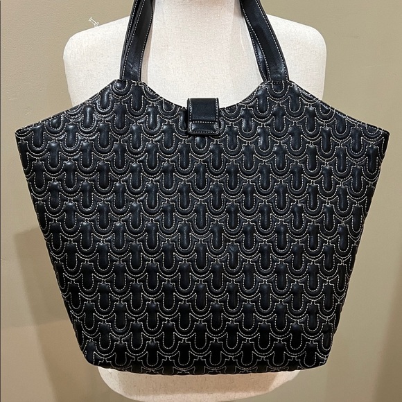 True Religion | Iconic Logo Tote w/ Bag Charms - Picture 8 of 13